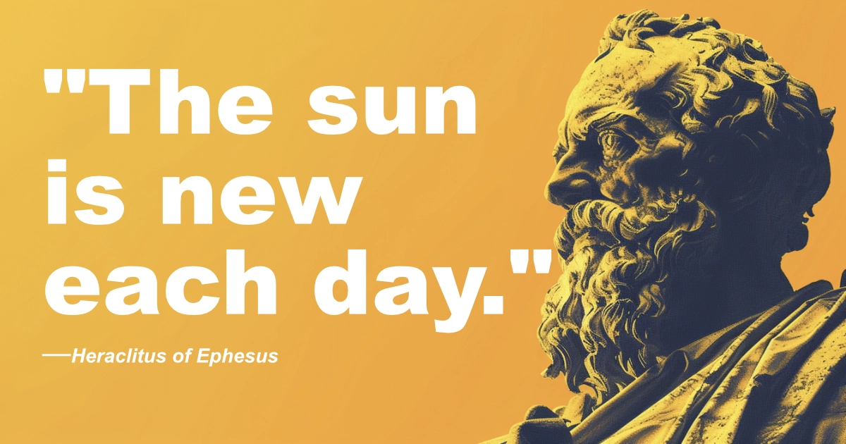 Heraclitus Of Ephesus New Sun