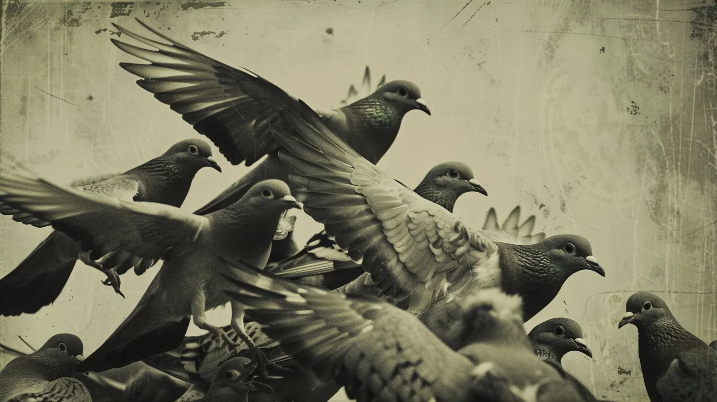© History Oasis Flock Passenger Pigeons