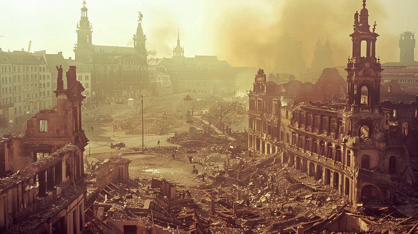 © History Oasis The Allied Bombing Of Dresden