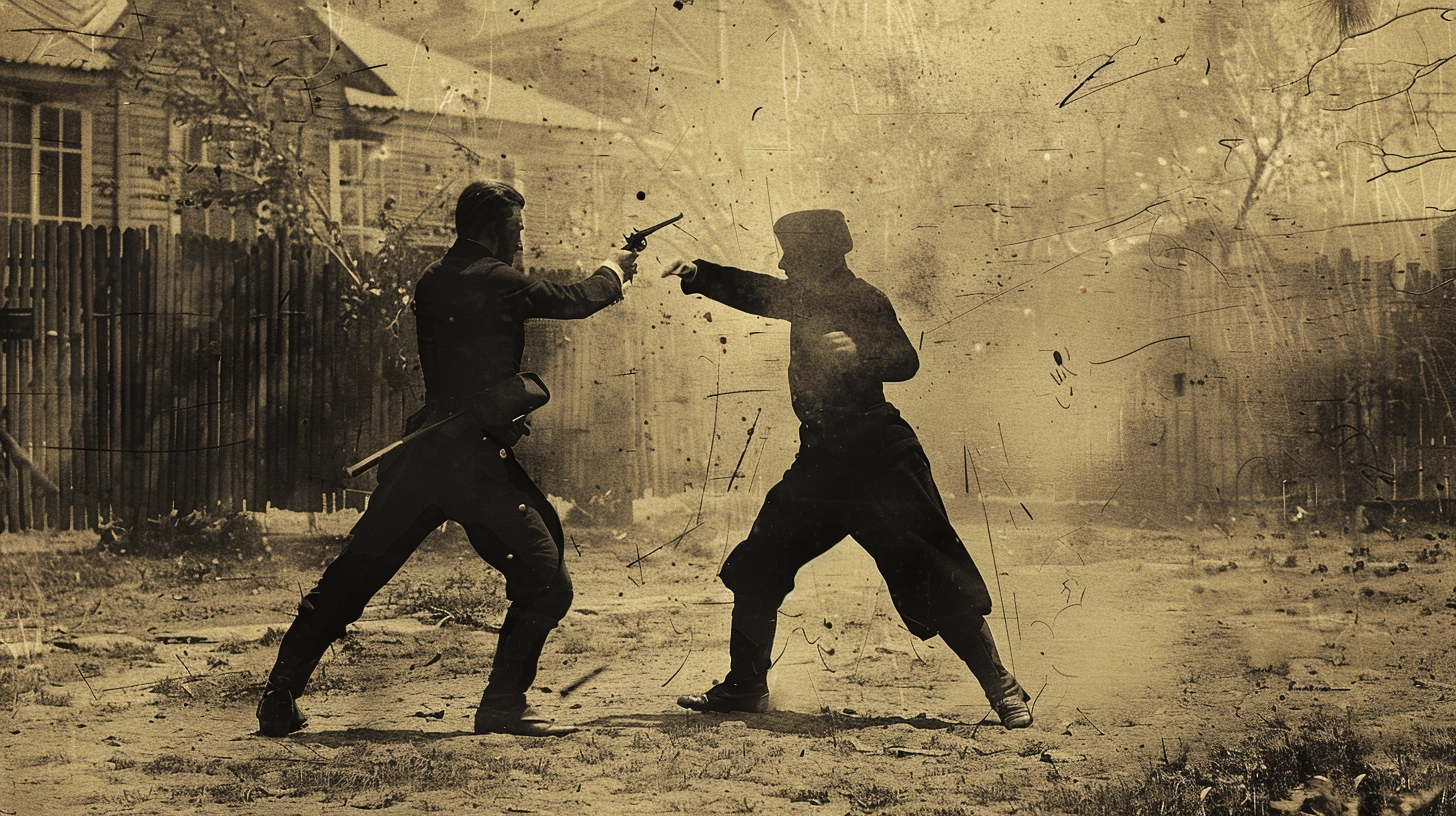 MIKHAIL LERMONTOV VS. NIKOLAI MARTYNOV 1841 Copy