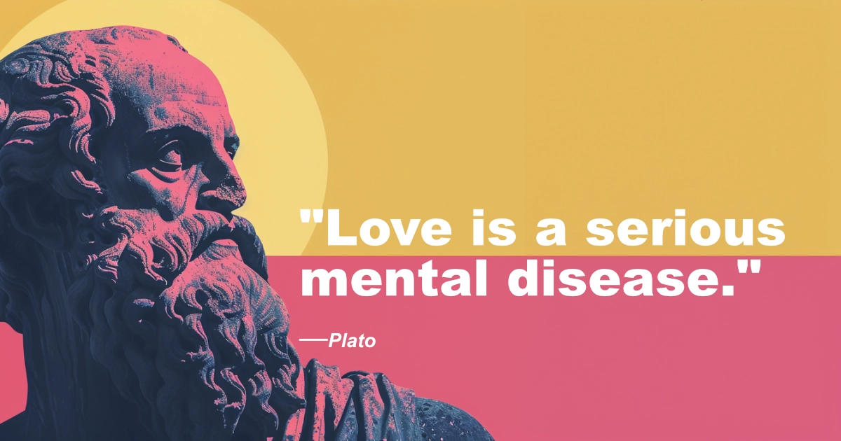 Plato bust pop art illustration © History Oasis Pop art illustration of a Plato bust in pink and navy