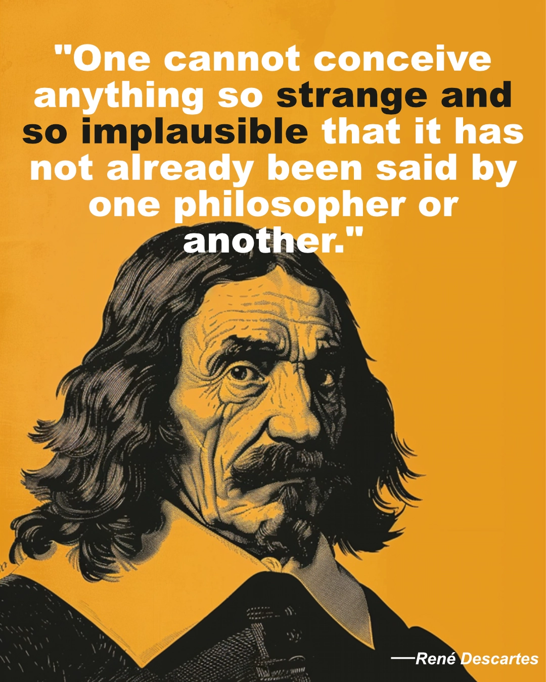 © History Oasis Rene Descartes Strange
