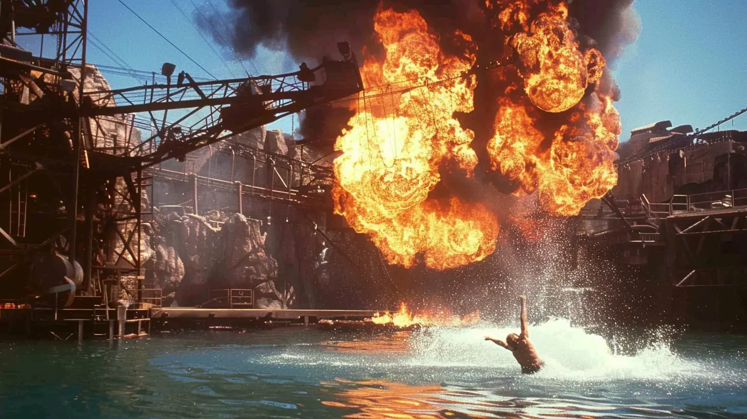 © History Oasis Waterworld Stunt Show Accident At Universal Studios