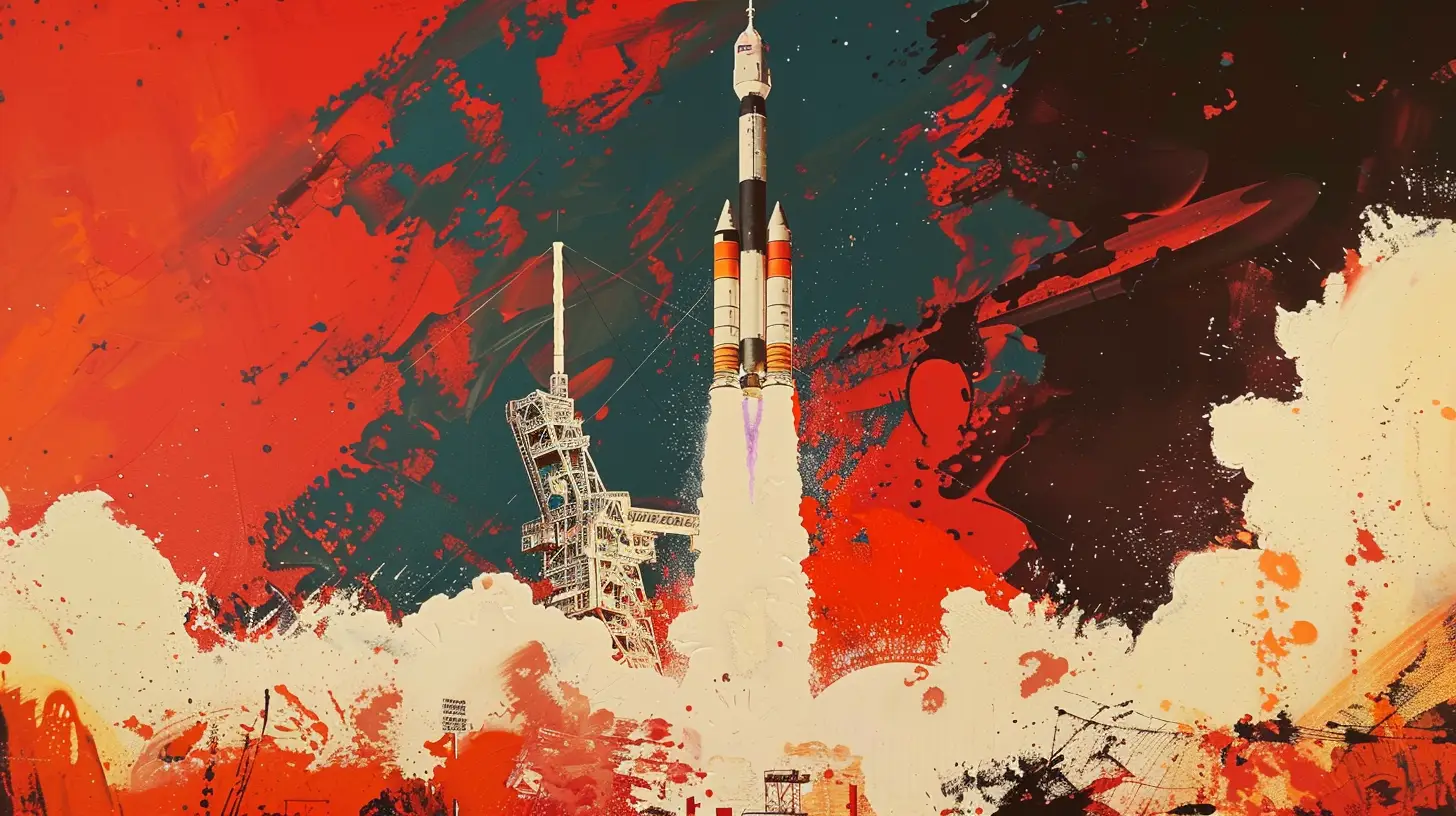 Launch Of Skylab First US Space Station 1973