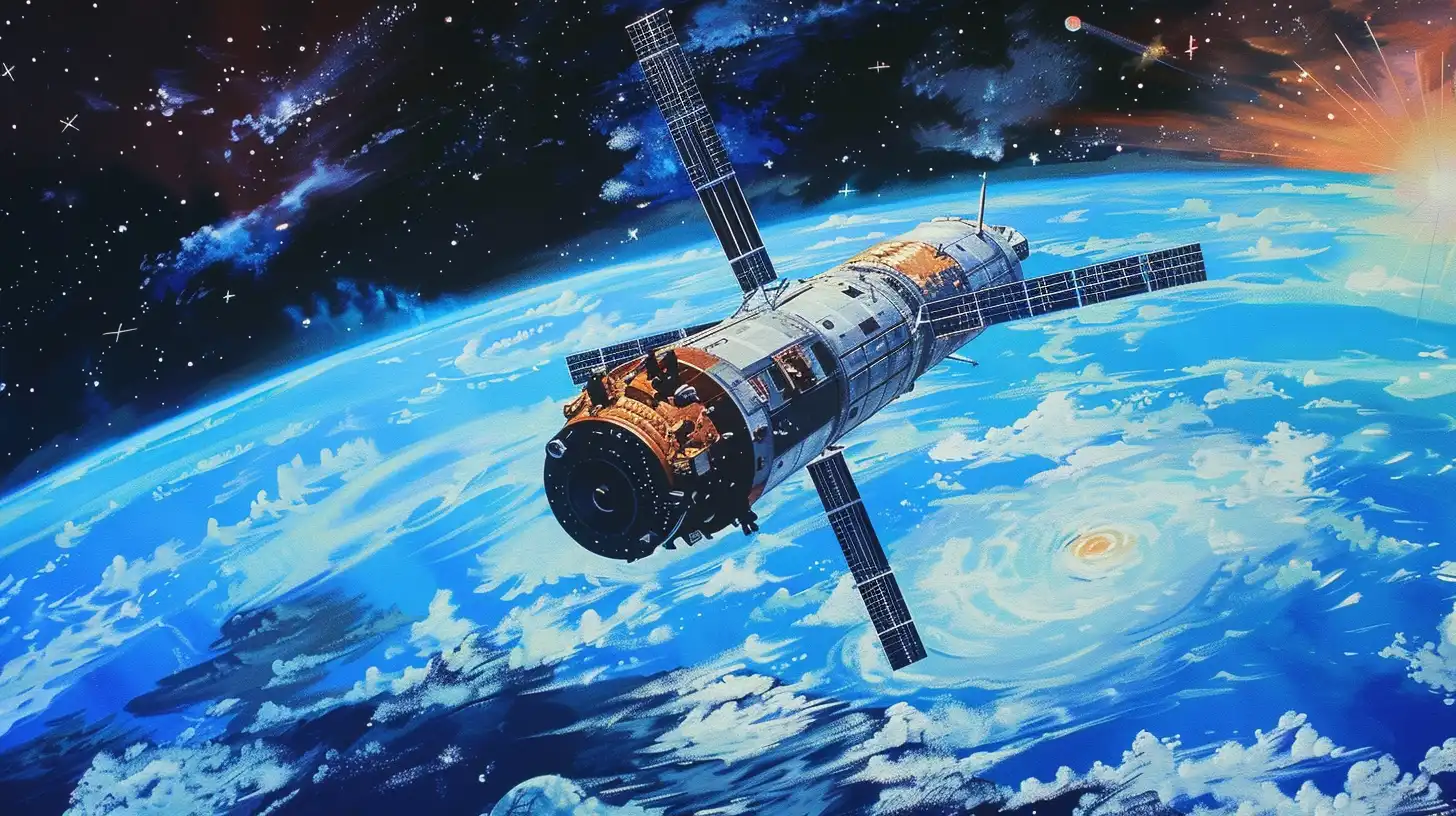 Hubble Space Telescope Deployment 1990