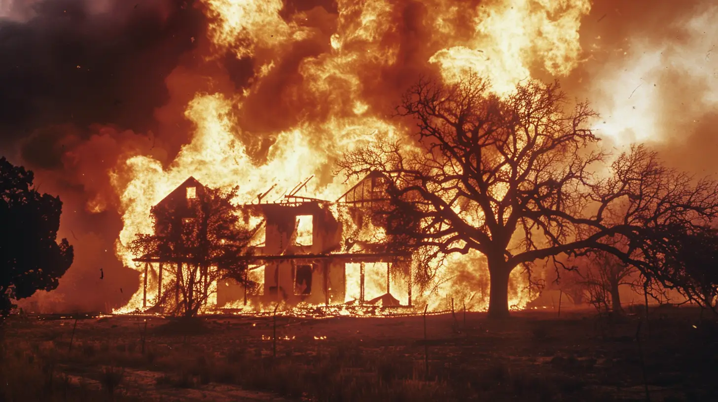 © History Oasis Ranch Davidian Compound Fire Waco