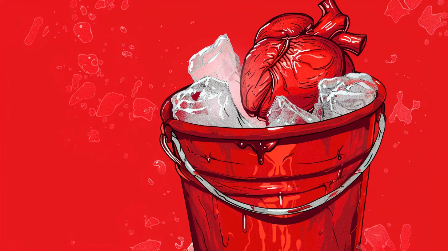 © History Oasis A Human Heart In An Ice Bucket