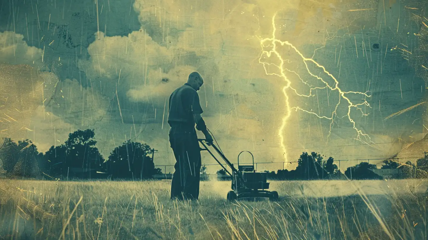 Melvin Roberts Being Hit By Lightning