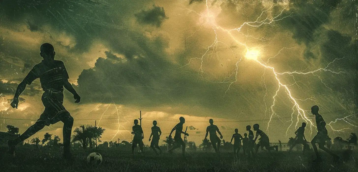 Lighting Strike Congo Soccer