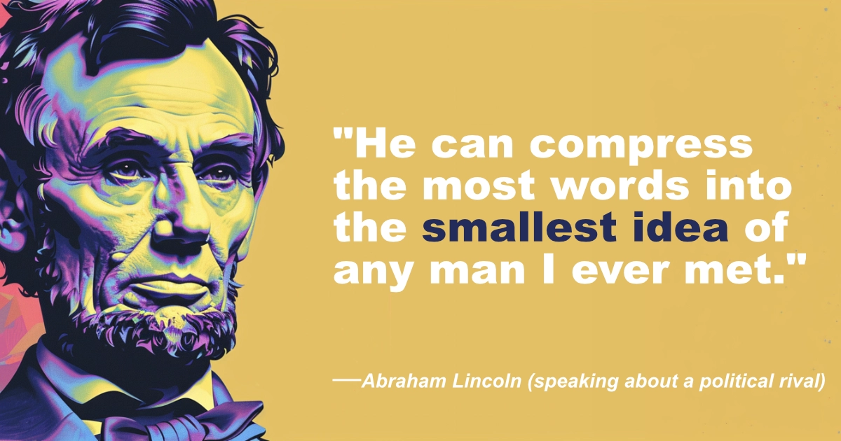 © History Oasis Abraham Lincoln Smallest Idea