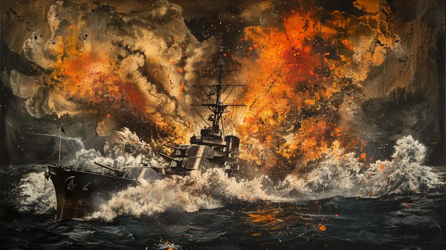 © History Oasis USS Indianapolis Sinking 1945