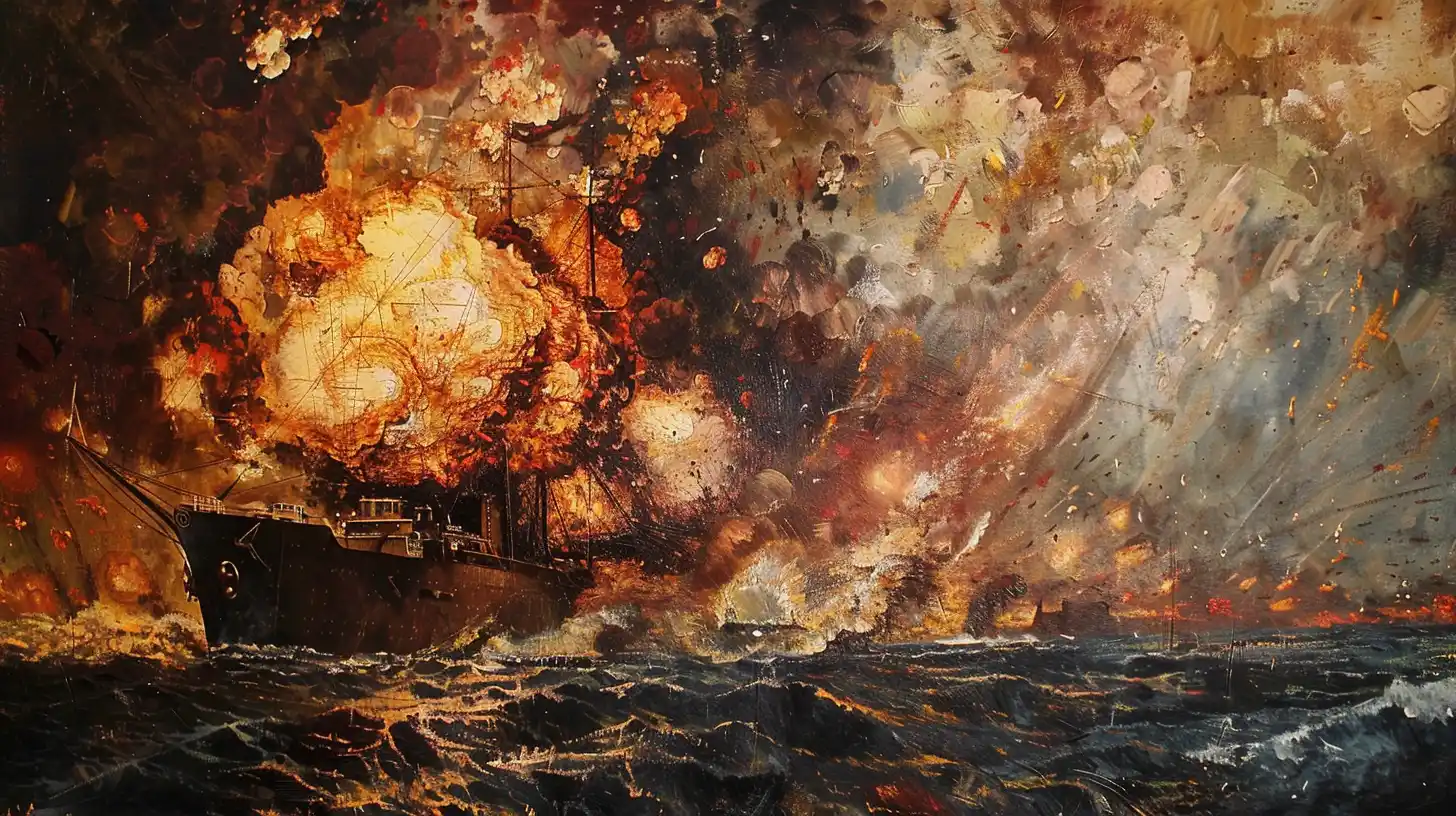 © History Oasis SS Mont Blanc Explosion In Halifax Harbor 1917
