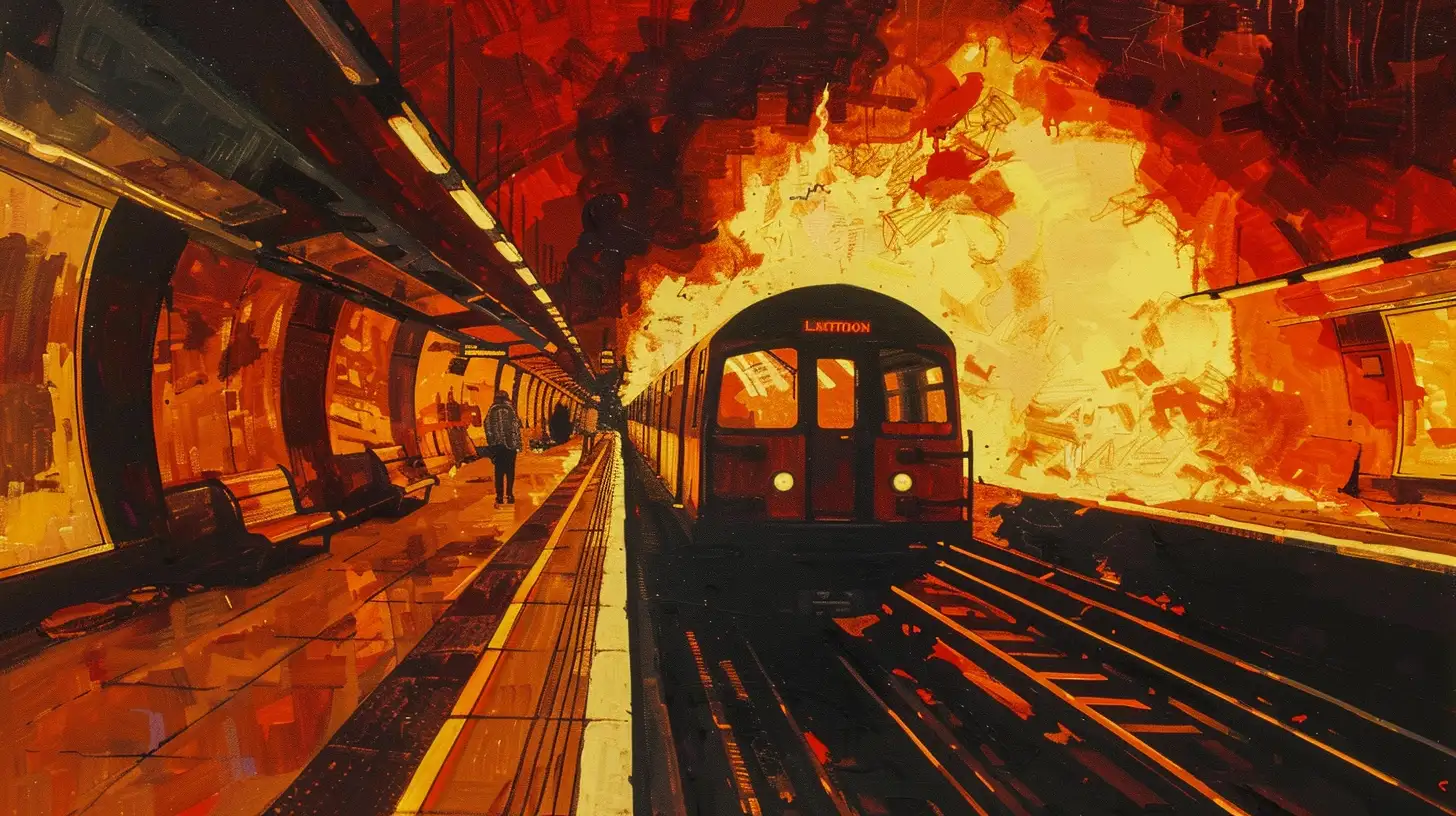 The Kings Cross Underground Station Fire London 1987
