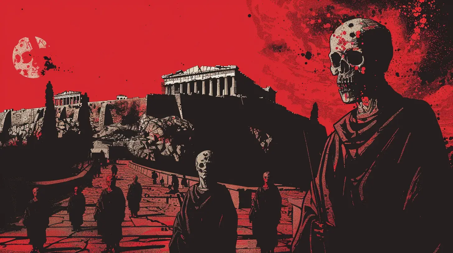 © History Oasis The Athenian Plague