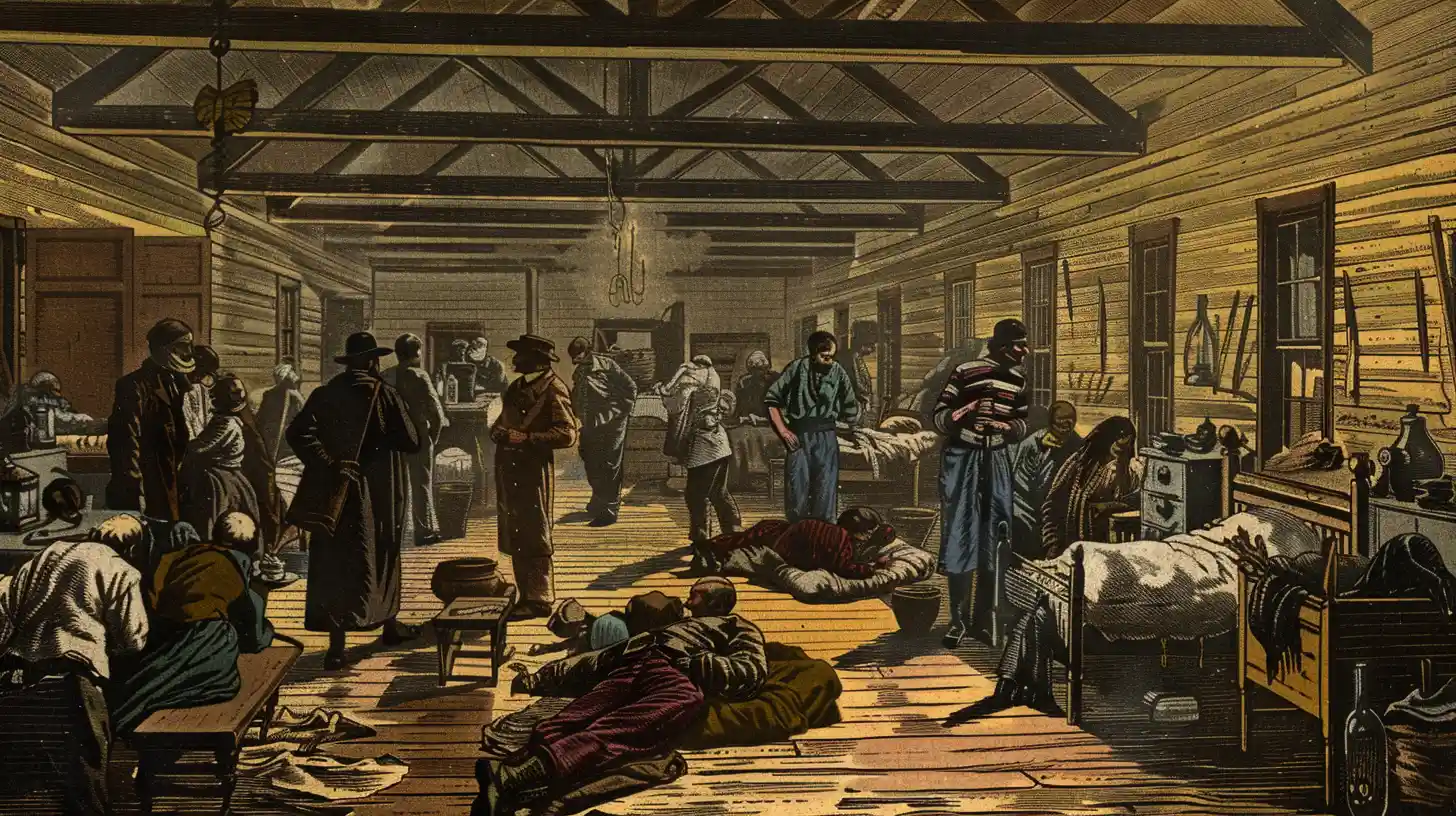 © History Oasis 1847 North American Typhus Epidemic