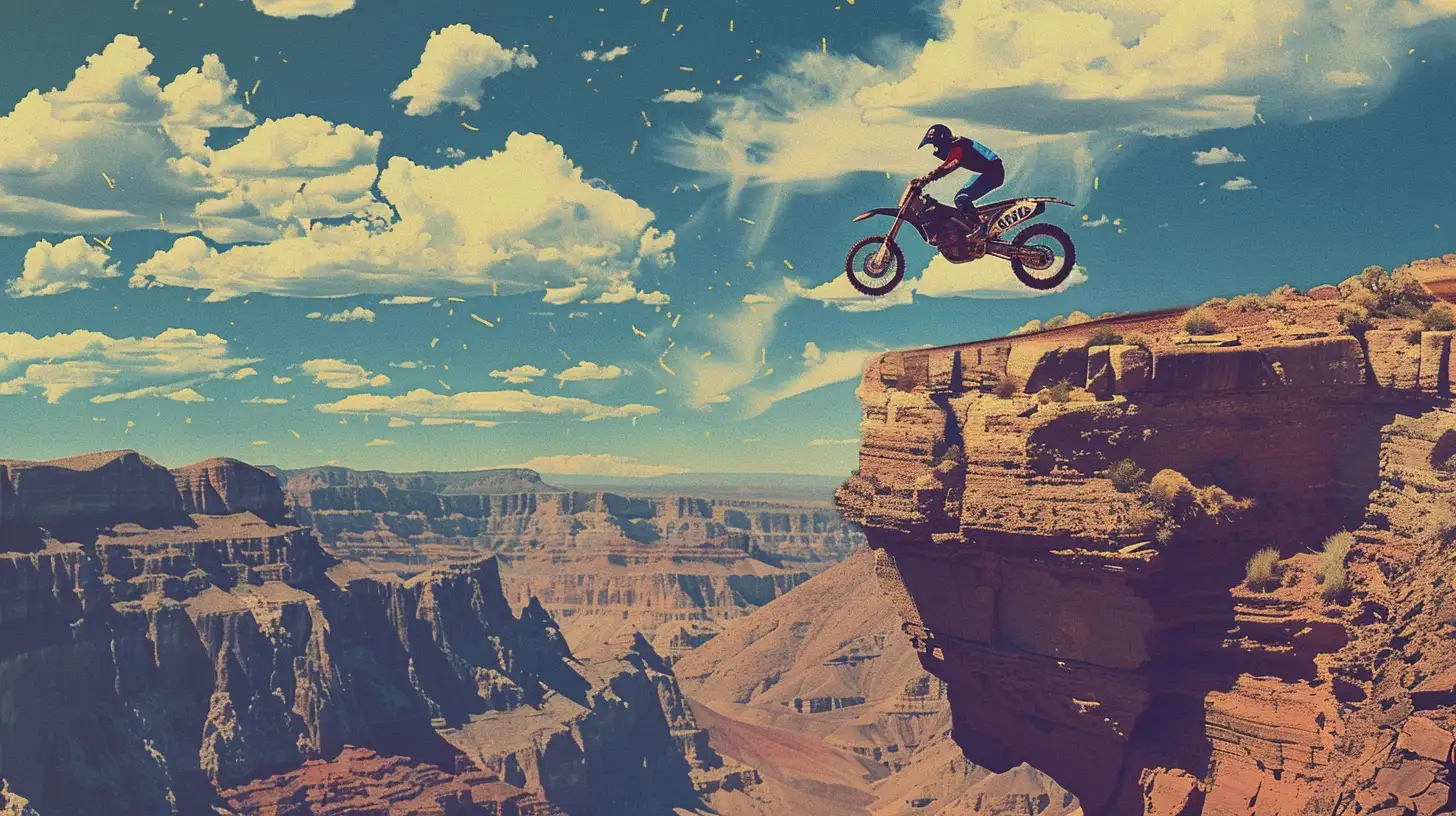 Robbie Knievels Grand Canyon Jump