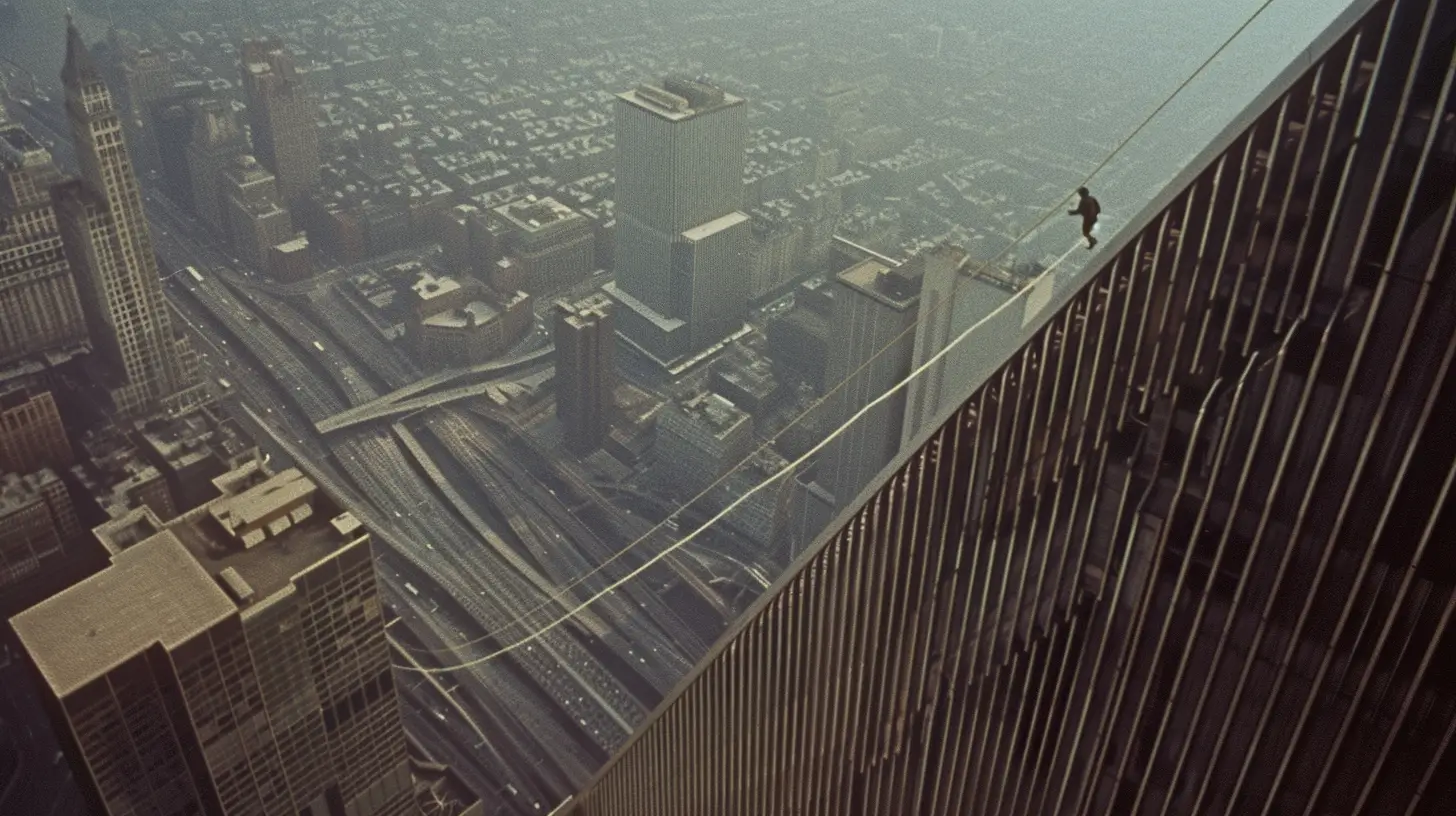 Philippe Petits High Wire Walk