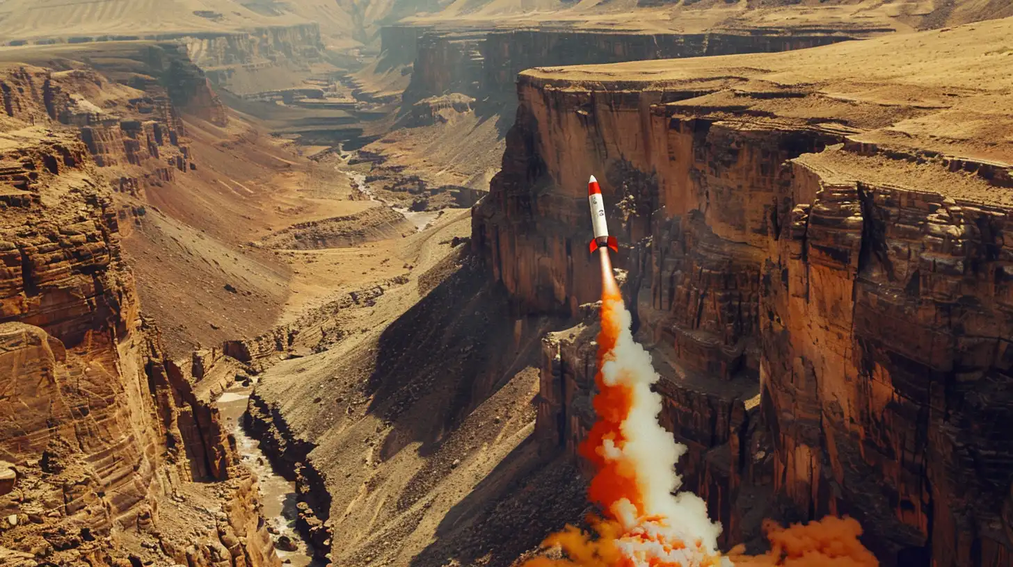 Evel Knievels Snake River Canyon Jump
