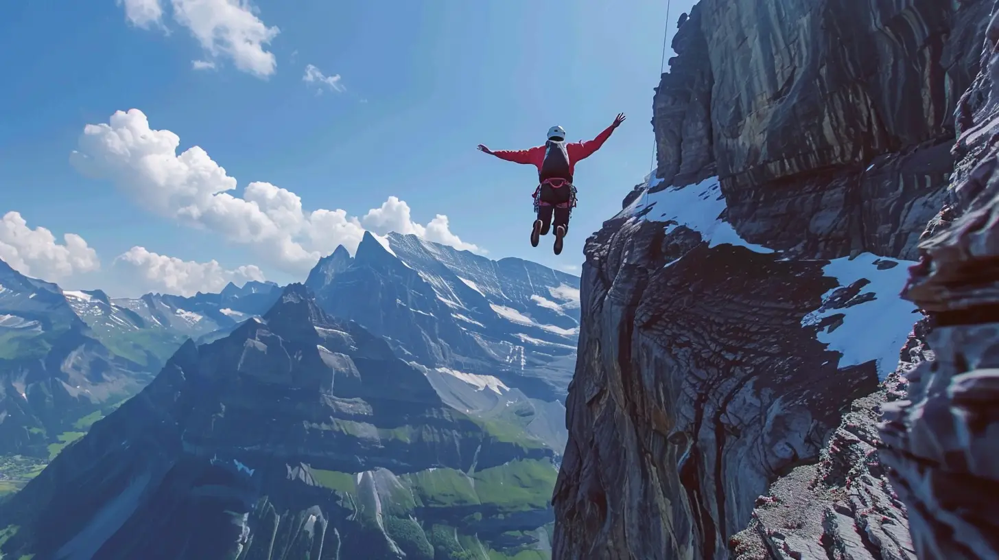 Dean Potters Free BASE Jump