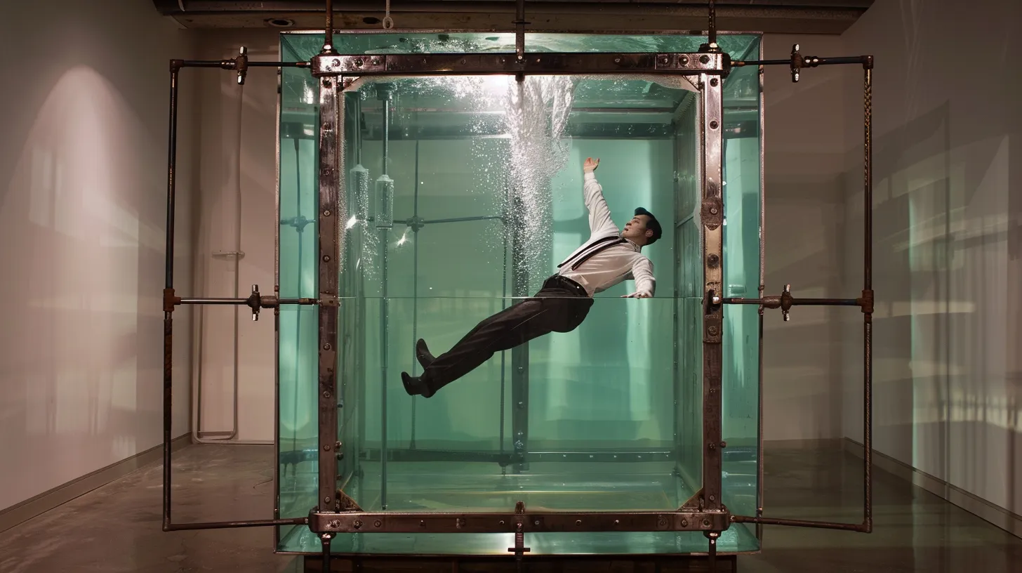 Harry Houdinis Chinese Water Torture Cell Escape
