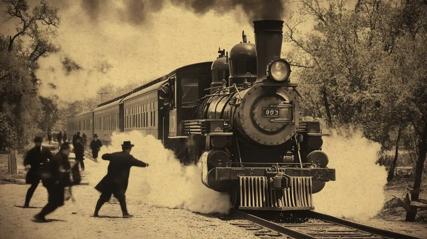 © History Oasis The Dumas Train Robbery