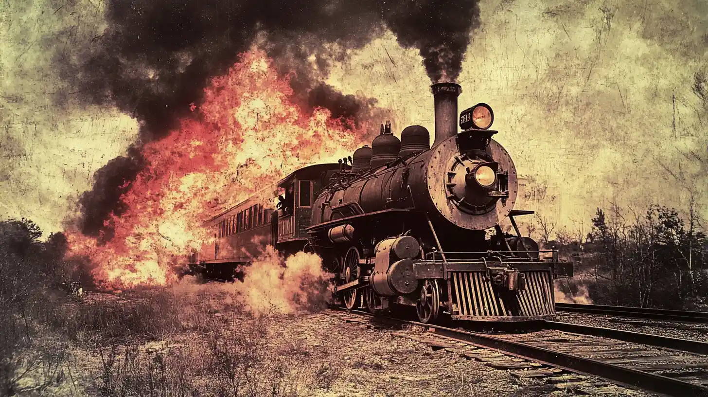 © History Oasis The Poteau Train Robbery