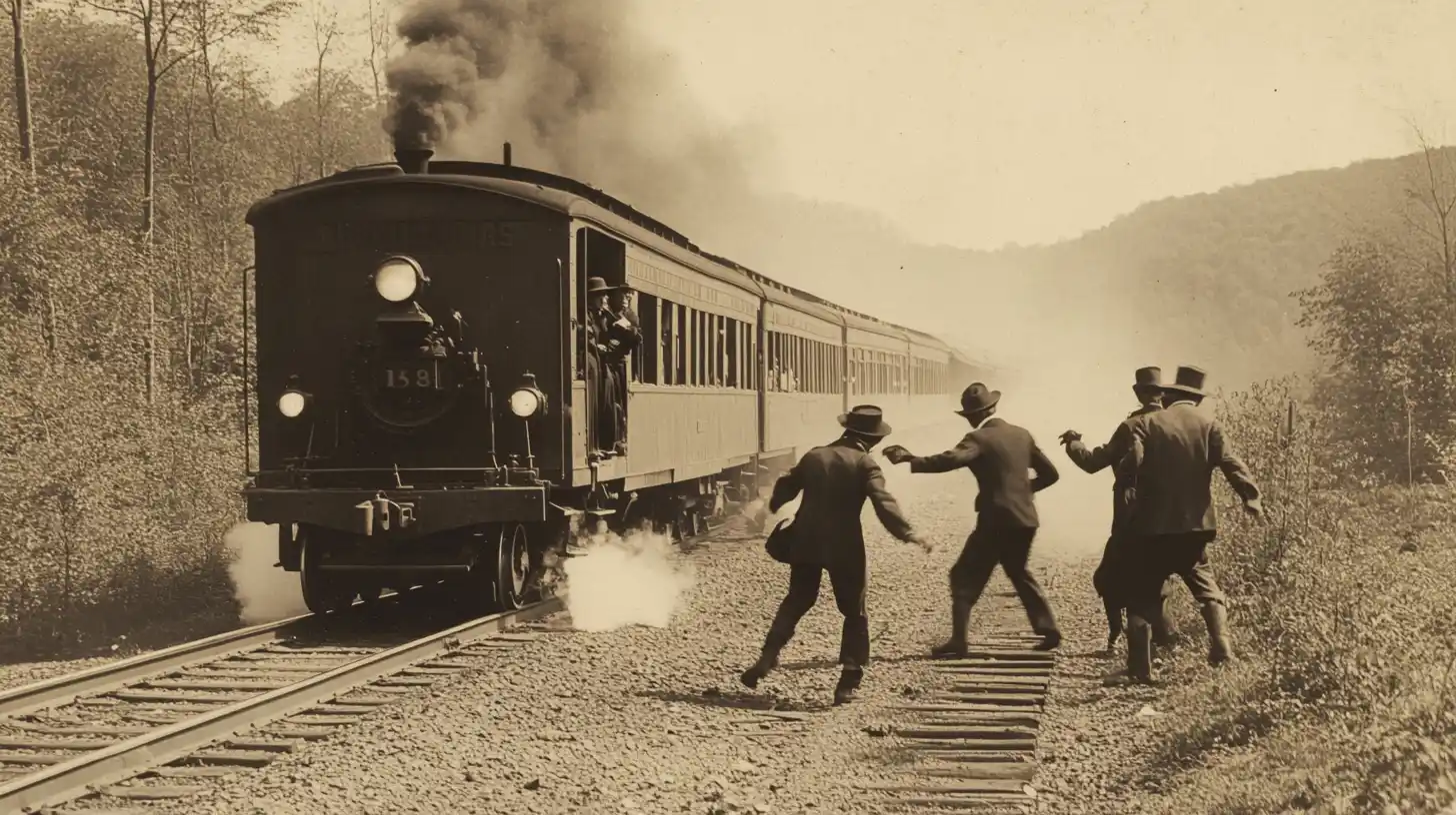 © History Oasis The Rondout Train Robbery