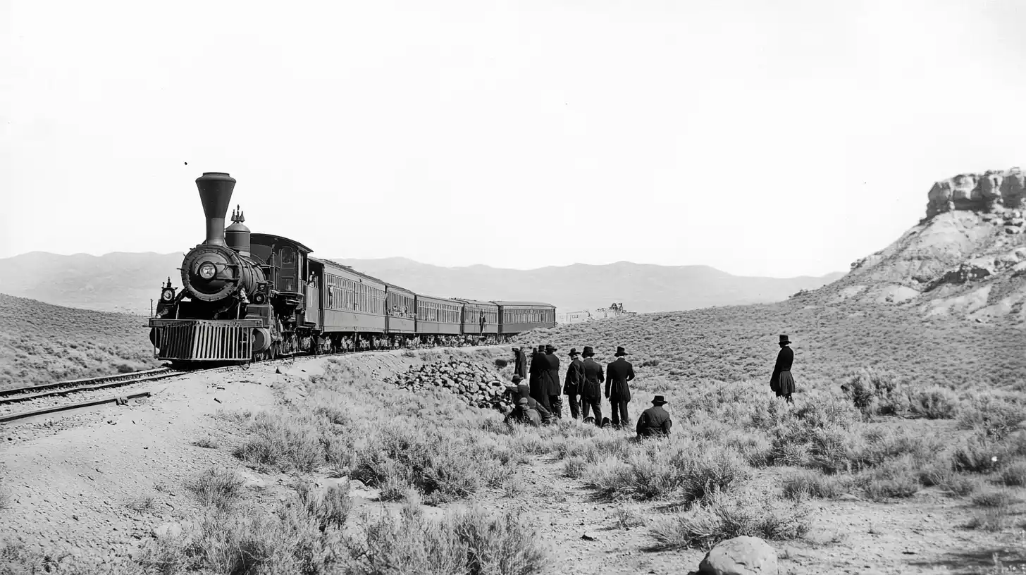 © History Oasis The First Transcontinental Railroad Robbery