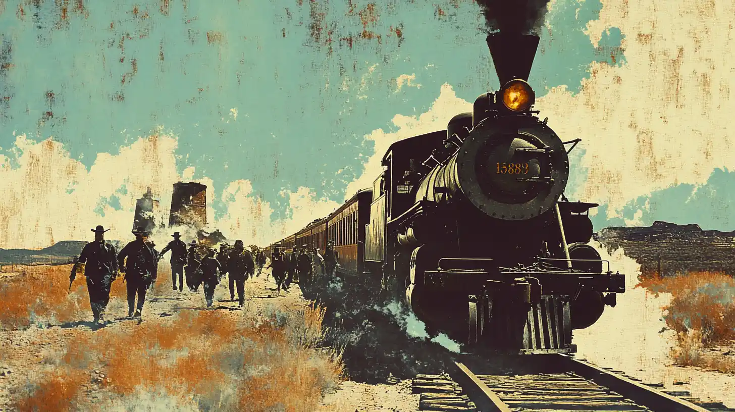 © History Oasis The Cowboy Gang Train Robbery