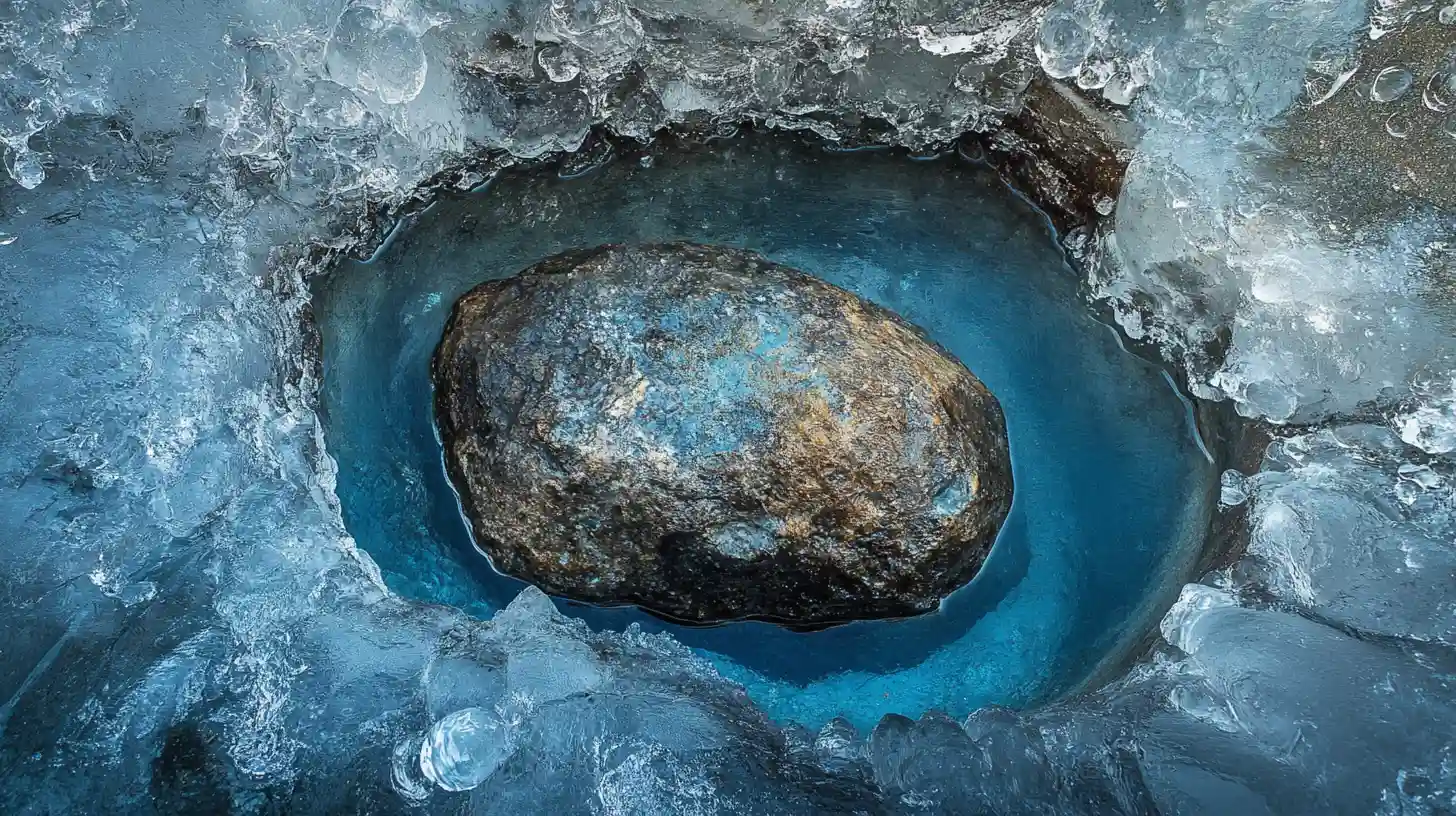 © History Oasis 700 Year Old Dung Frozen In Ice