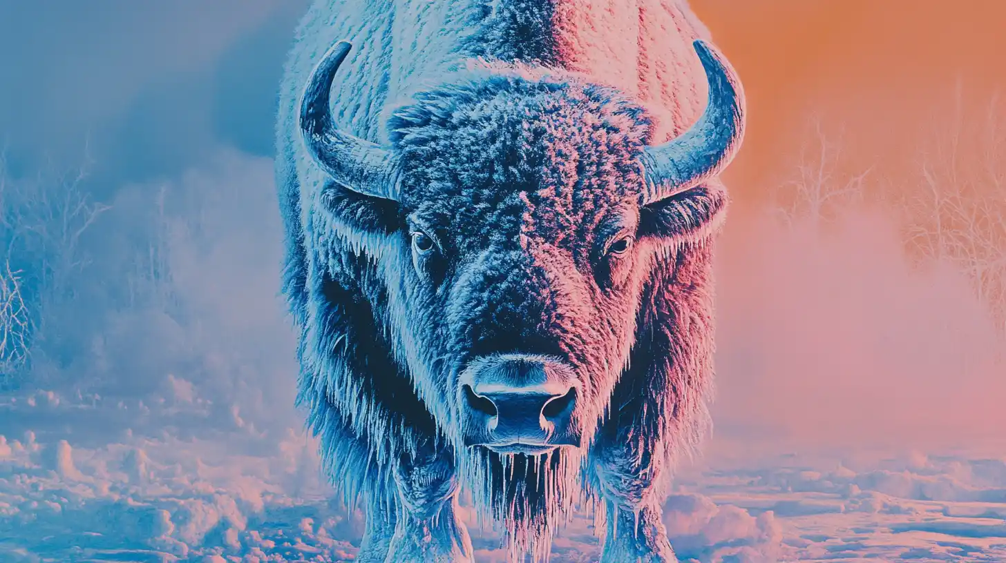 © History Oasis 8000 Year Old Bison Frozen In Ice