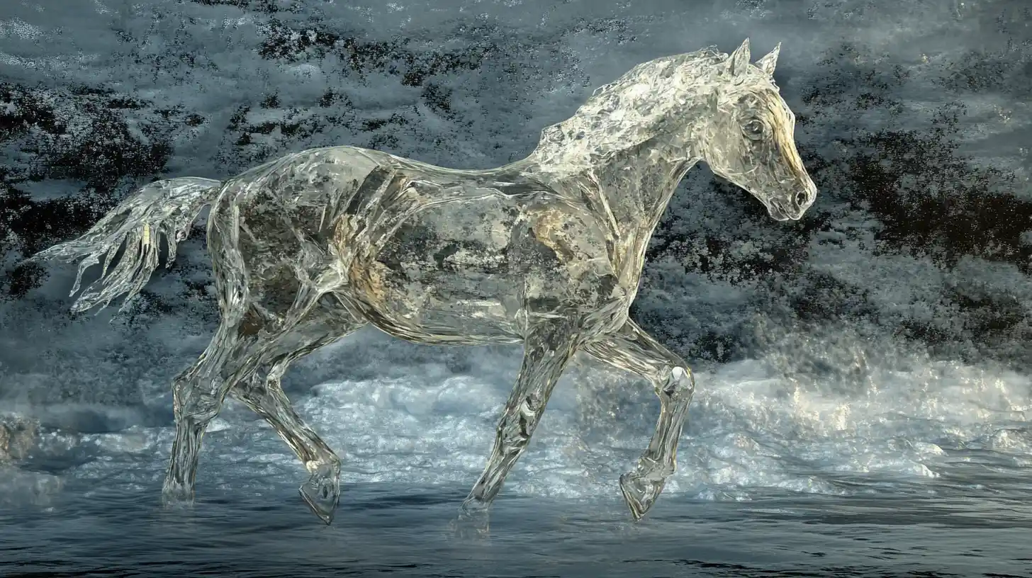 © History Oasis 42000 Year Old Foal Frozen In Ice