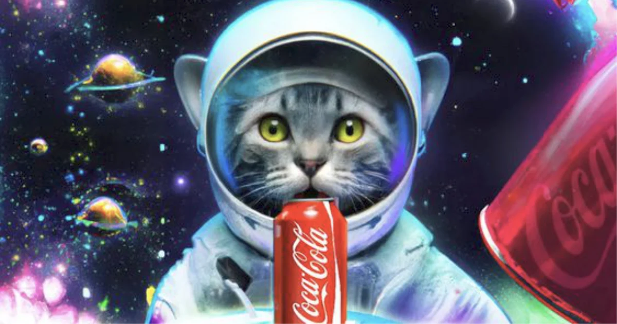 The Coca-Cola Company Real Magic Art 20 Cat