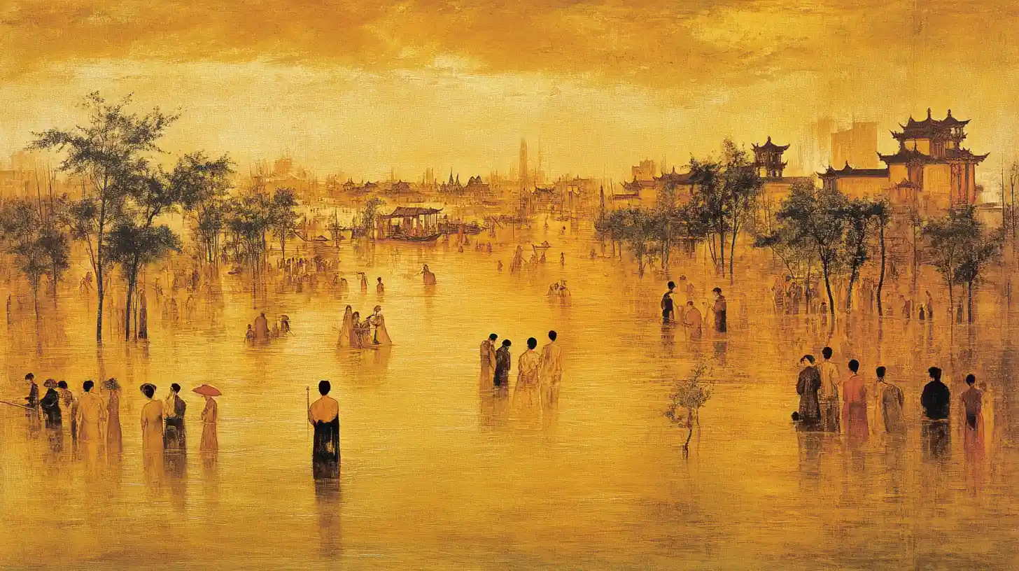 Huang He Yellow River Flood Of 1938