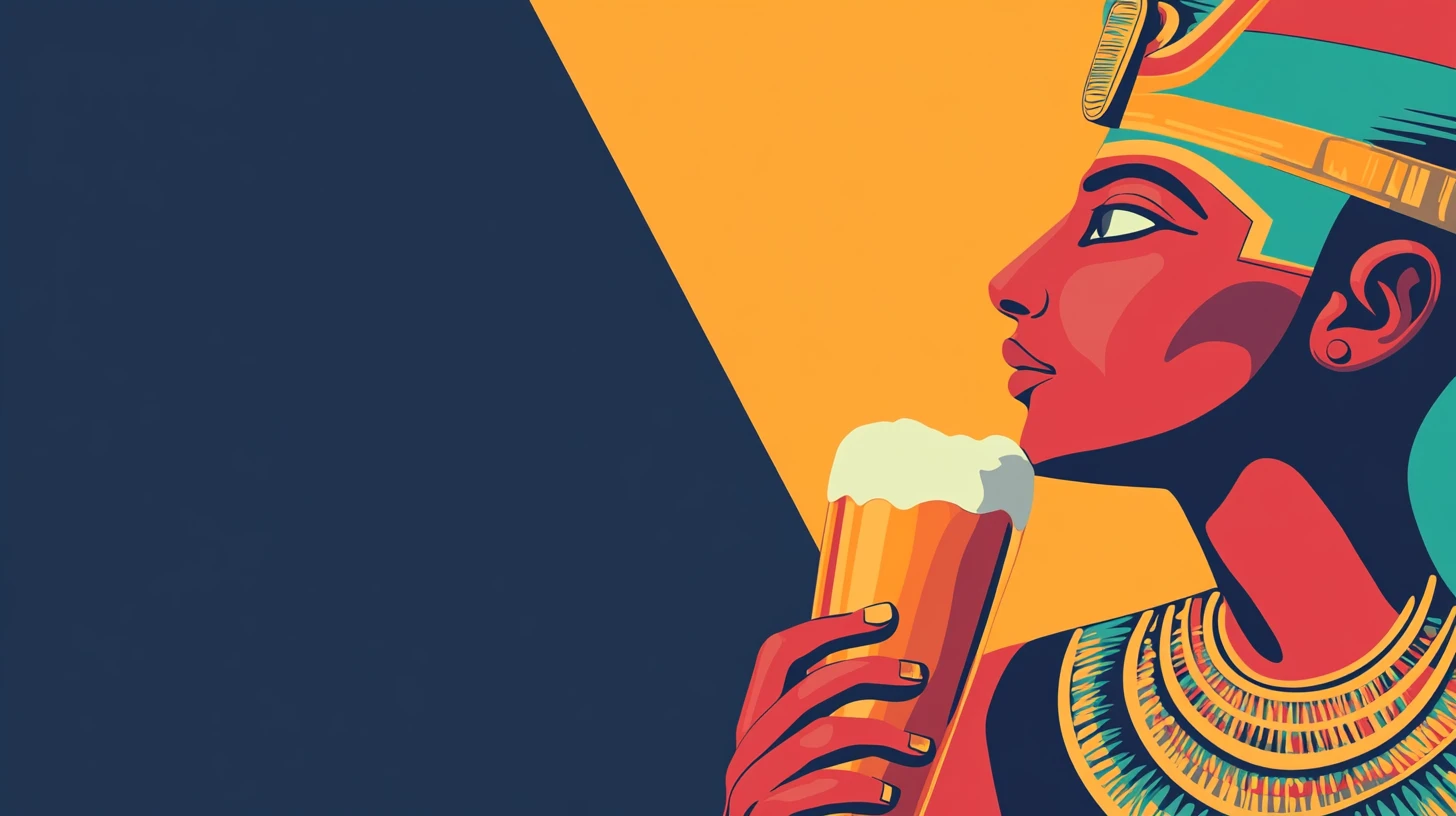 © History Oasis Ancient Egypt Drinking Beer