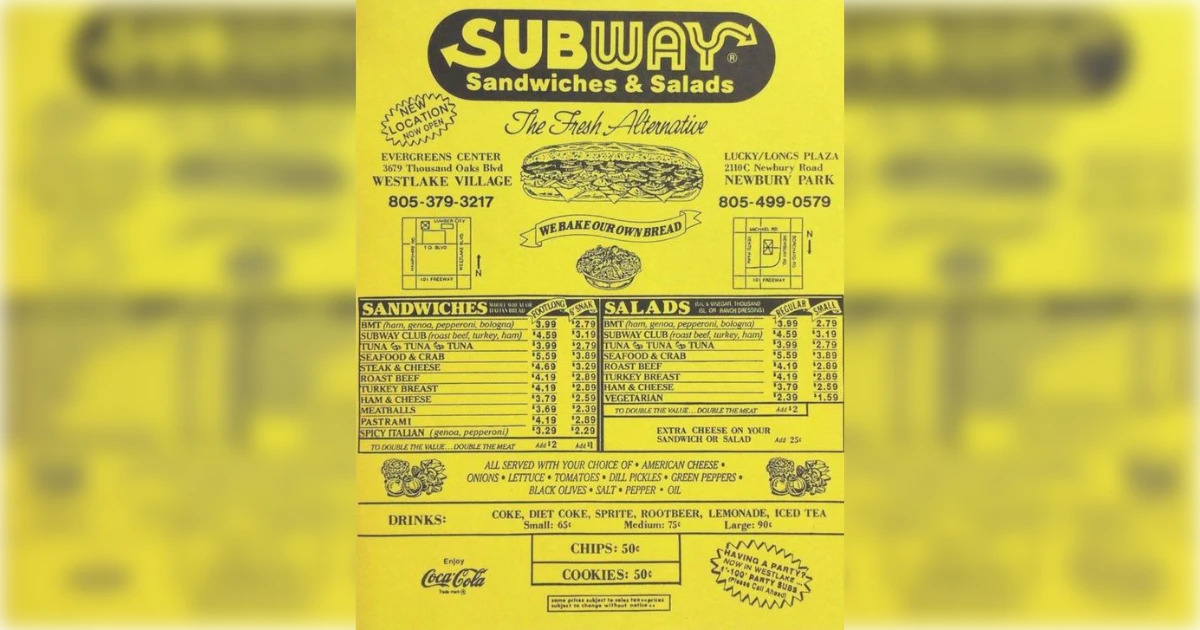 Subway Vintage Ad