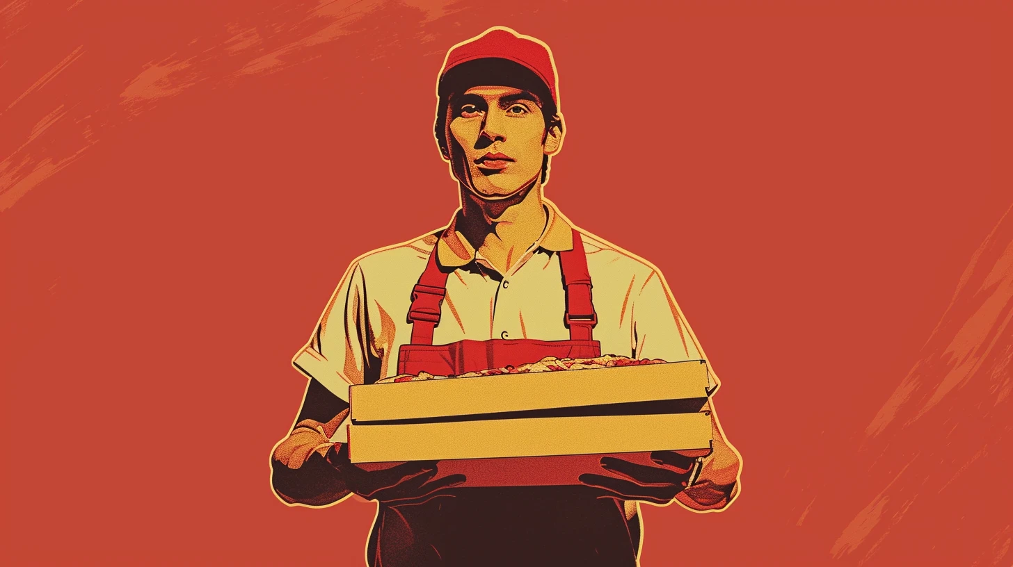 A Pizza Delivery Boy