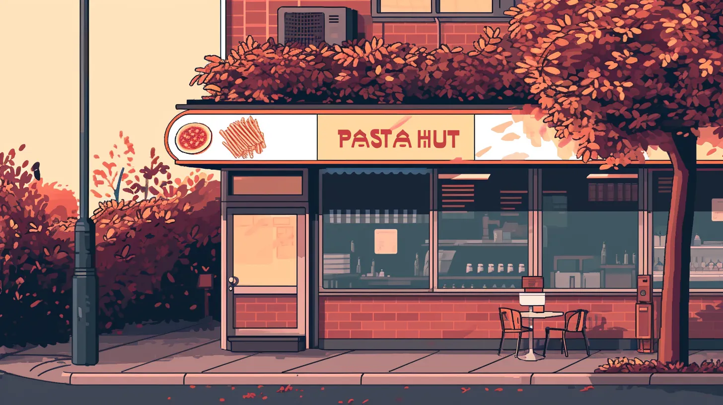 A Restaurant It Says PASTA HUT