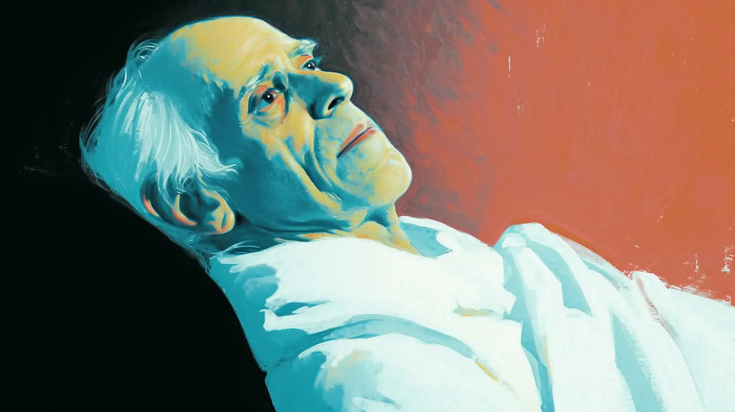 © History Oasis As An Old Man On His Death Bed