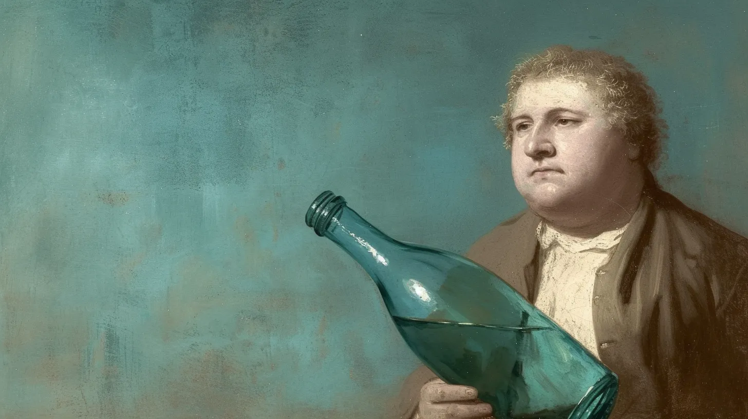 © History Oasis Erasmus Darwin Bottle Of Carbonated Water