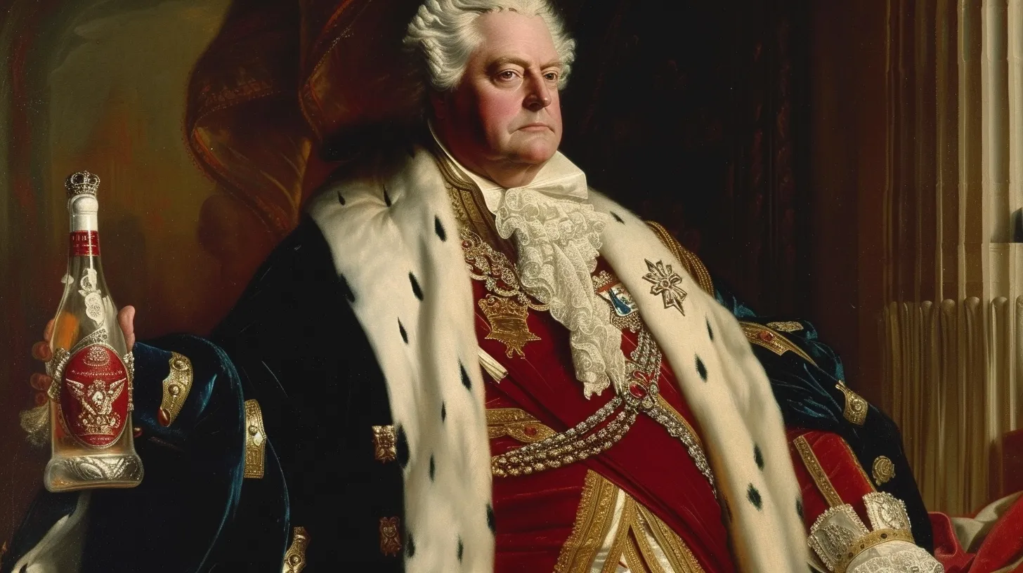© History Oasis KING WILLIAM IV Holding A Bottle Of Ginger Ale