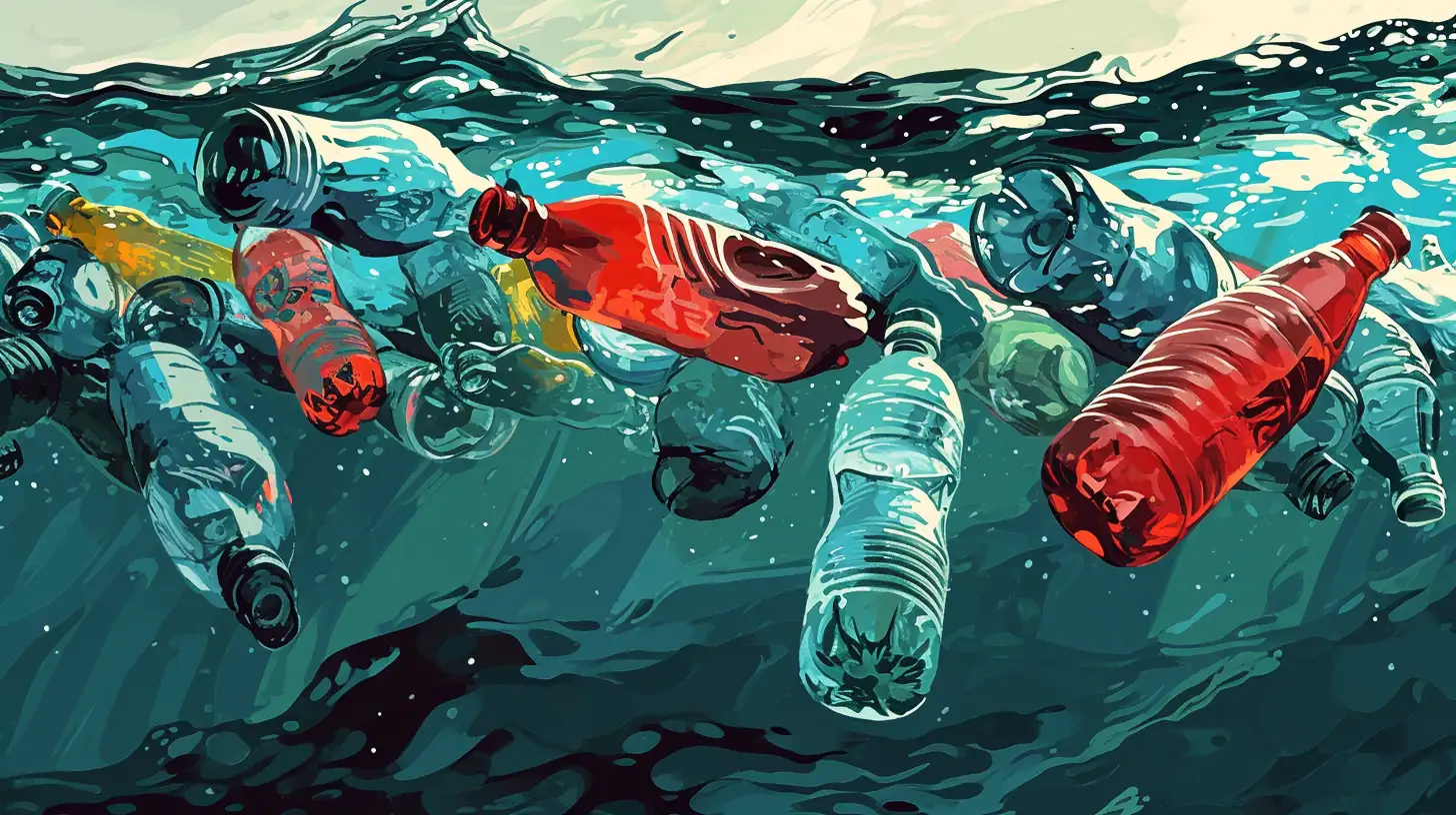© History Oasis Plastic Bottles Filling The Oceans
