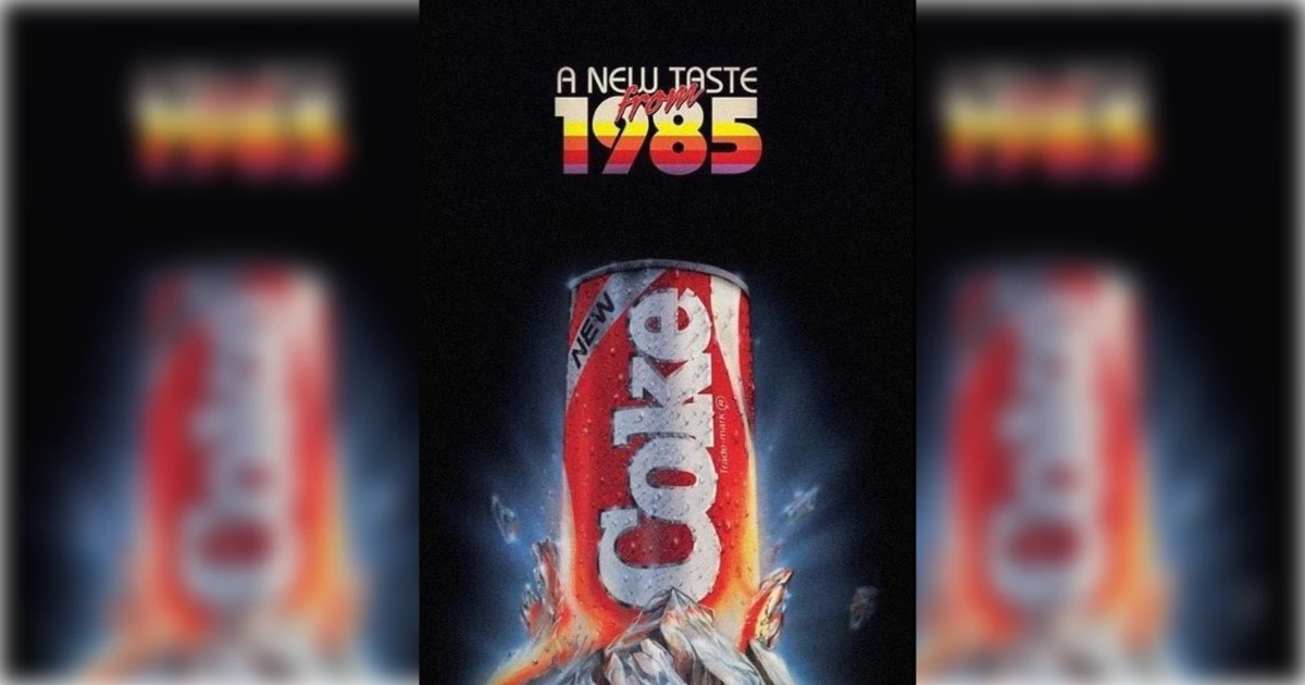 New Coke Vintage 201985