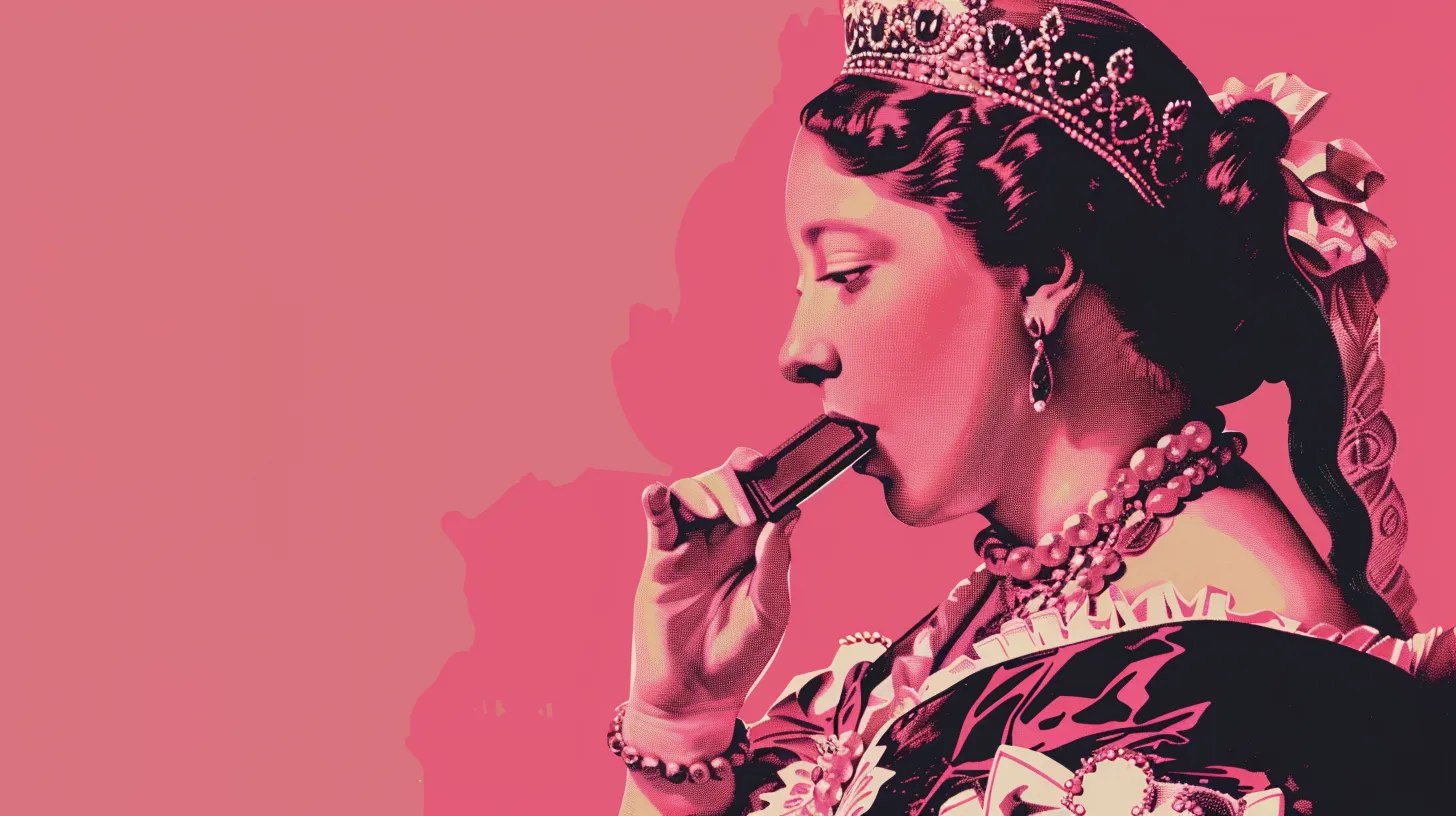 © History Oasis Queen Victoria 1800s Eating Chocolate