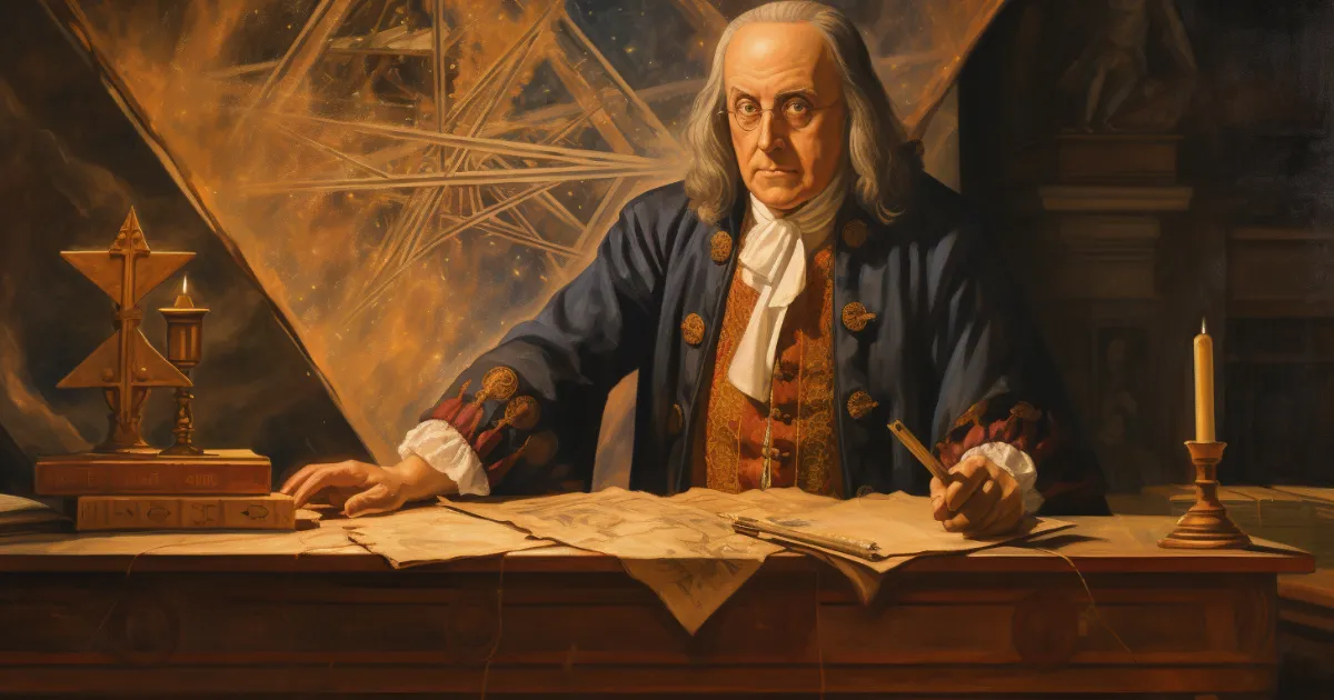 © History Oasis Benjamin Franklin 20 Freemason Initiation