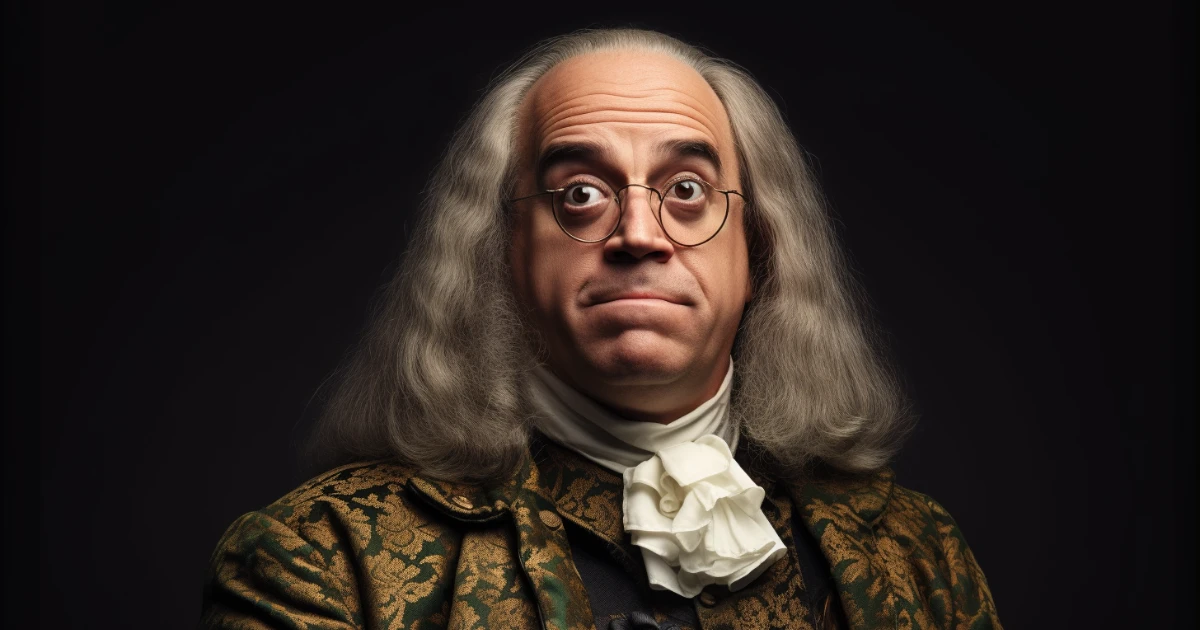 © History Oasis Benjamin Franklin 20 Humorist