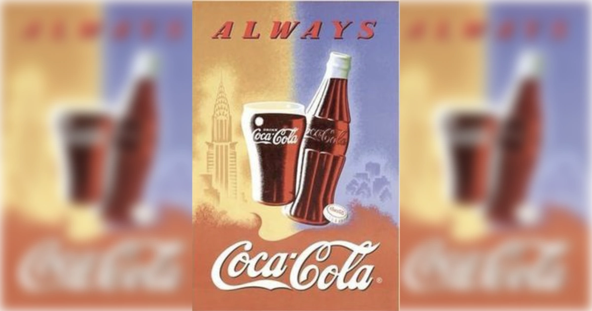 The Coca-Cola Company Always Coca Cola Poster