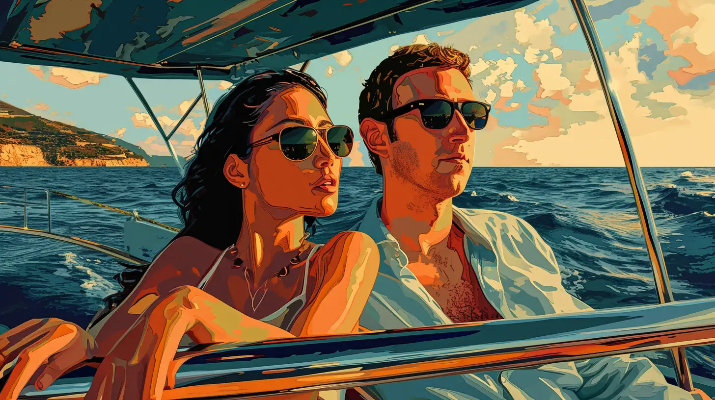 © History Oasis Young Mark Zuckerberg On A Yacht