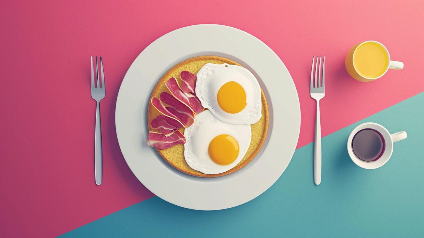 A Traditional American Breakfast