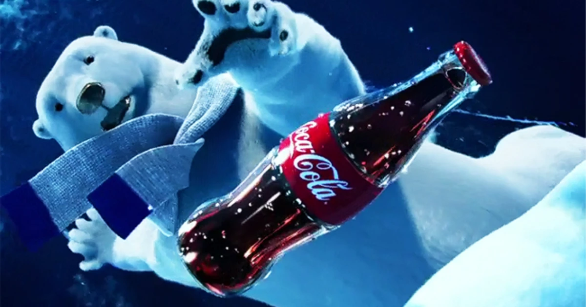 The Coca-Cola Company Polar Bear Losing His Coke